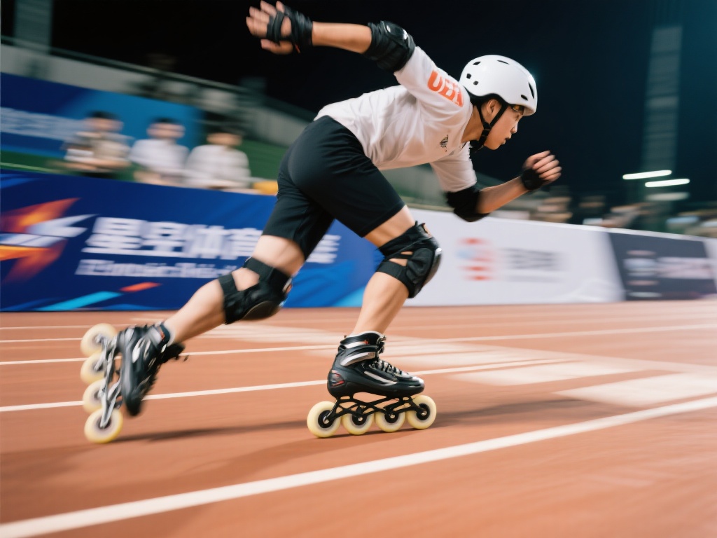 轮滑的魅力在于它能让人体验到速度带来的刺激。当你穿